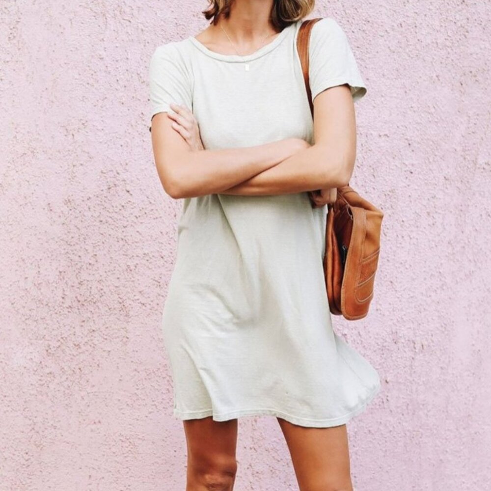 NWT Jungmaven Rae Line dress, "Canvas" size small